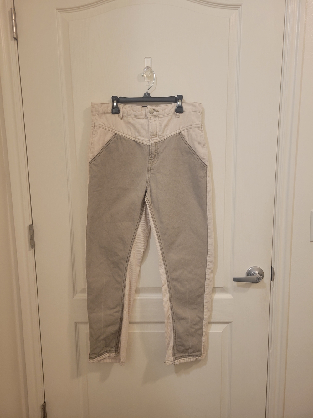 BDG Two-Tone Beige and Taupe Skinny Jeans
